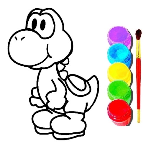 gangster mario coloring pages