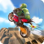 Cartoon Moto Stunt