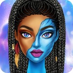 Blue Girls Makeup
